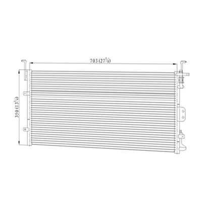 A/C Condenser Replacement Repair Part for Hyundai Sonata (2003–2004)