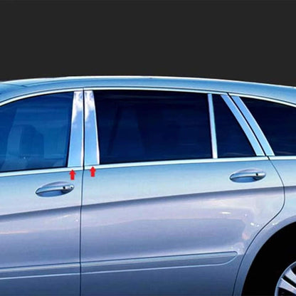 Luxury FX Chrome Pillar Post Trim 4pc for Mercedes R Class (2006–2012)
