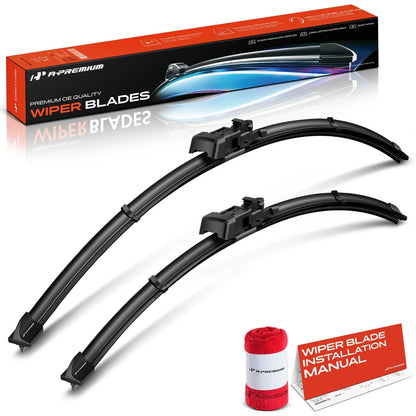 2X Front Windshield Wiper Blades for Mercedes X164 GL350 ML63 (2007–2012)