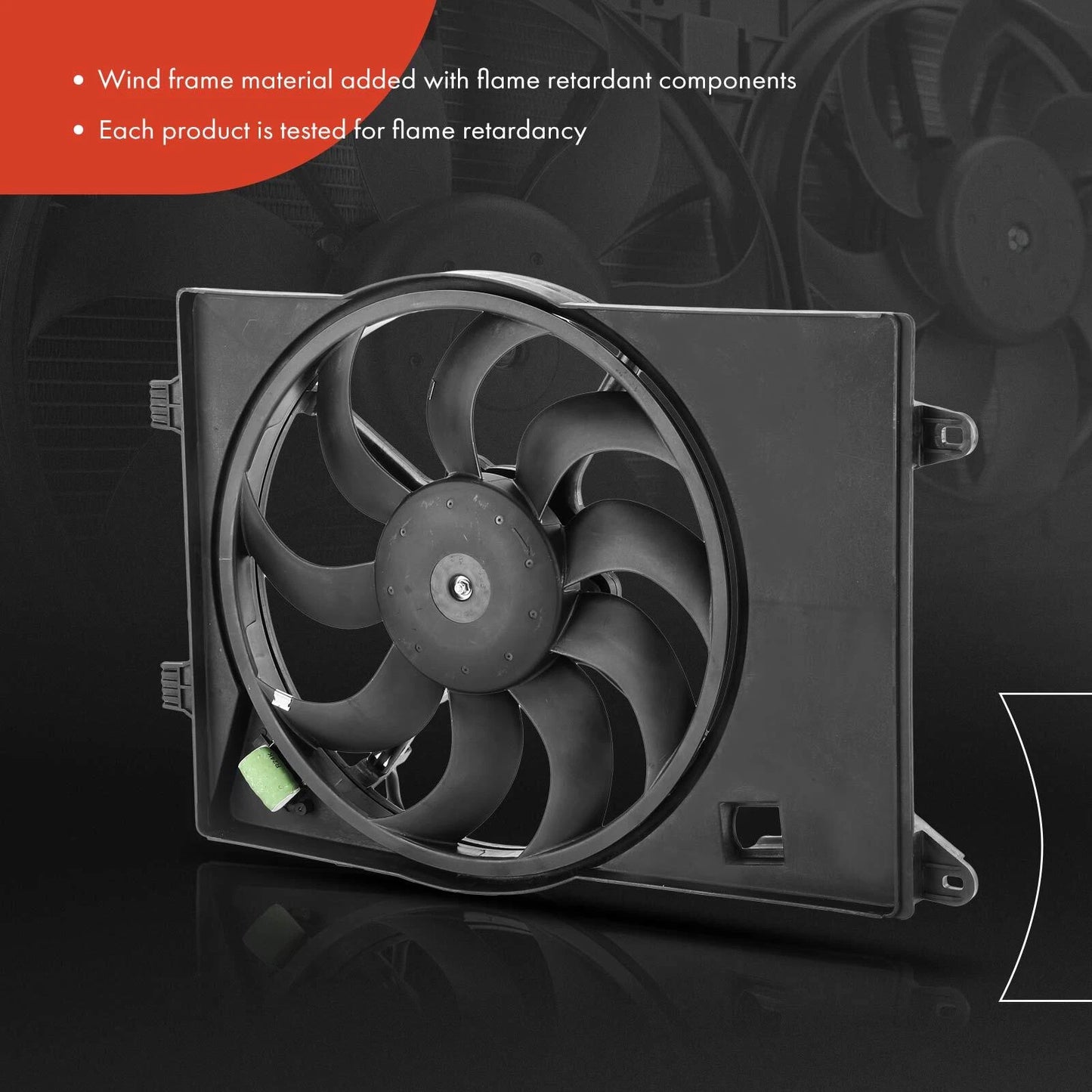 Cooling Fan Assembly with Shroud for Chevrolet Sonic (2012–2017)