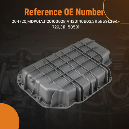Aluminum Oil Pan Lower for Mercedes-Benz S55 AMG V8 (2001–2002)