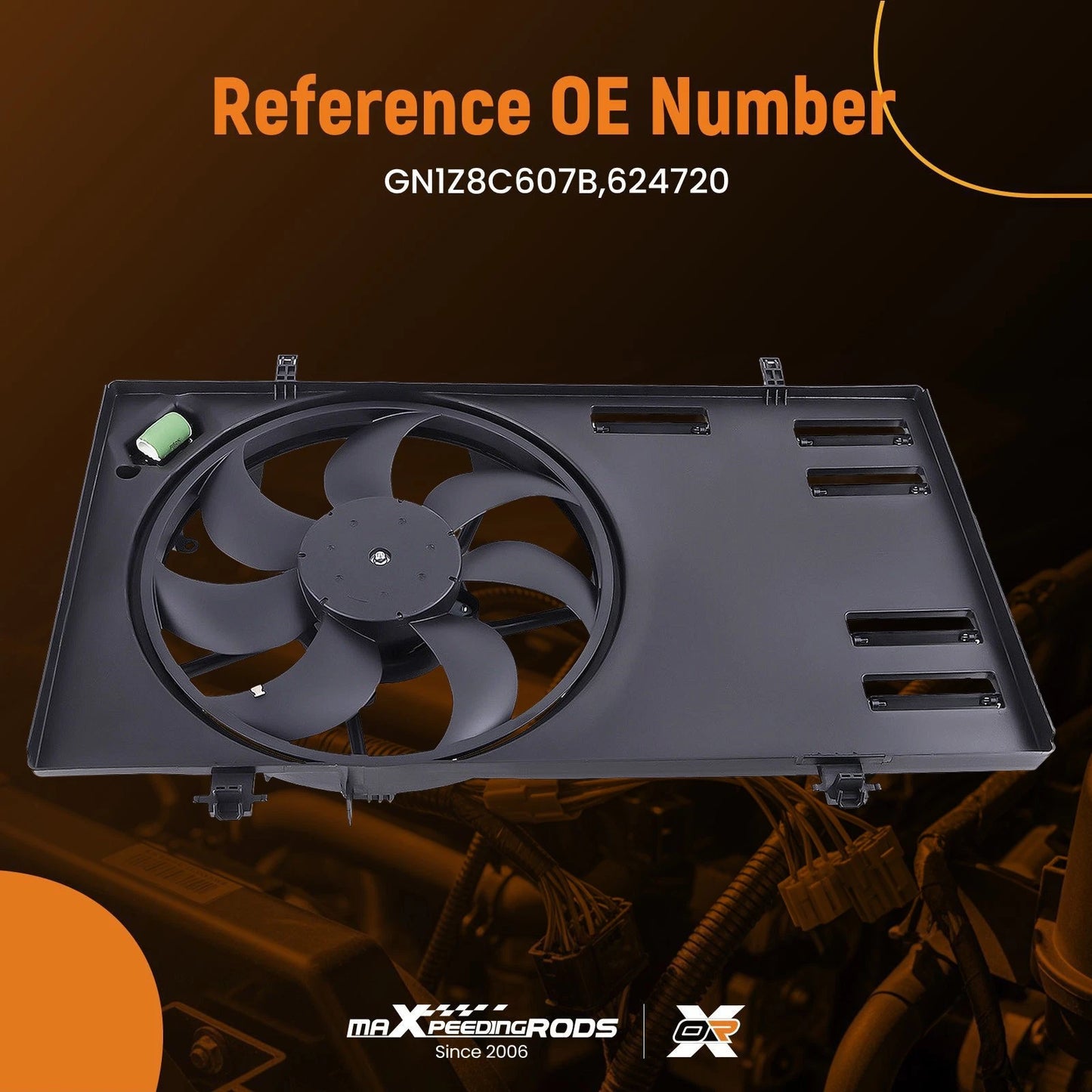 Dual Radiator Cooling Fan Assembly for Ford EcoSport 2.0L (2018–2020)