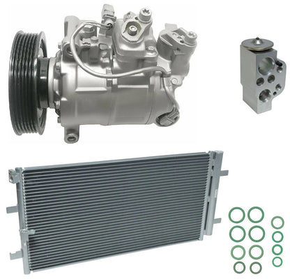 AC Compressor Kit With Condenser Replacement for Audi SQ5 3.0L (2016–2016)
