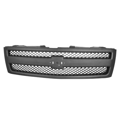 Front Grille Replacement Black Textured Plastic for Toyota Hilux (2005–2015)