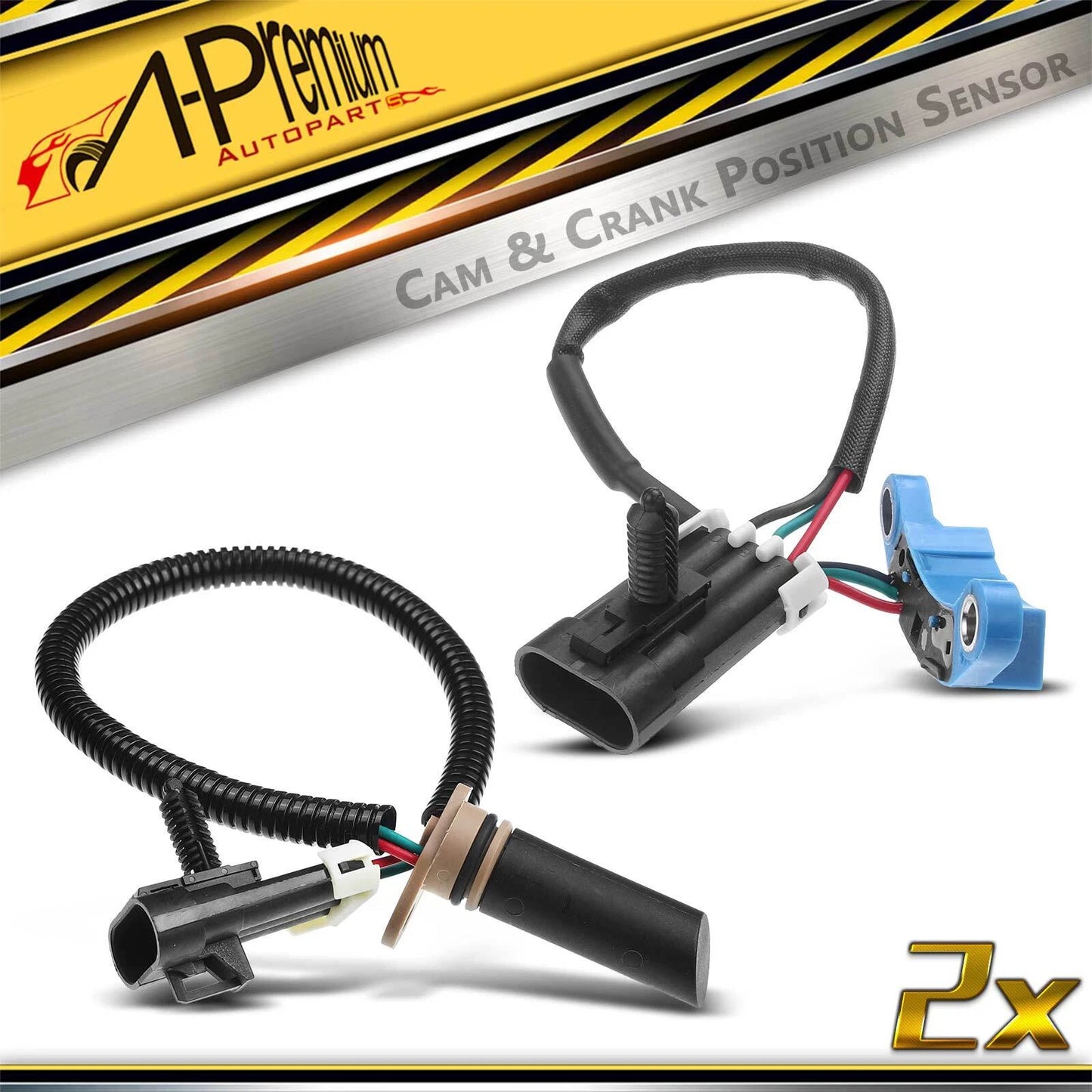2X Camshaft & Crankshaft Position Sensors for Chevrolet Impala (2000–2016)