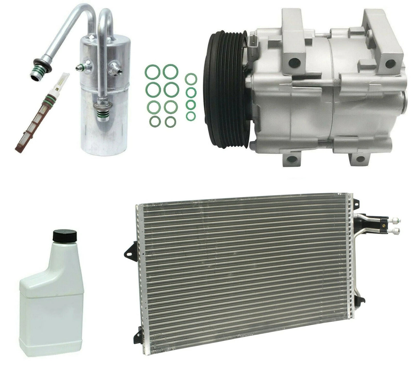 AC Compressor Kit with Condenser for Nissan Altima (2007–2017)