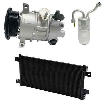 AC Compressor Kit with Condenser for Jeep Compass 2.0L 2.4L (2007–2017)