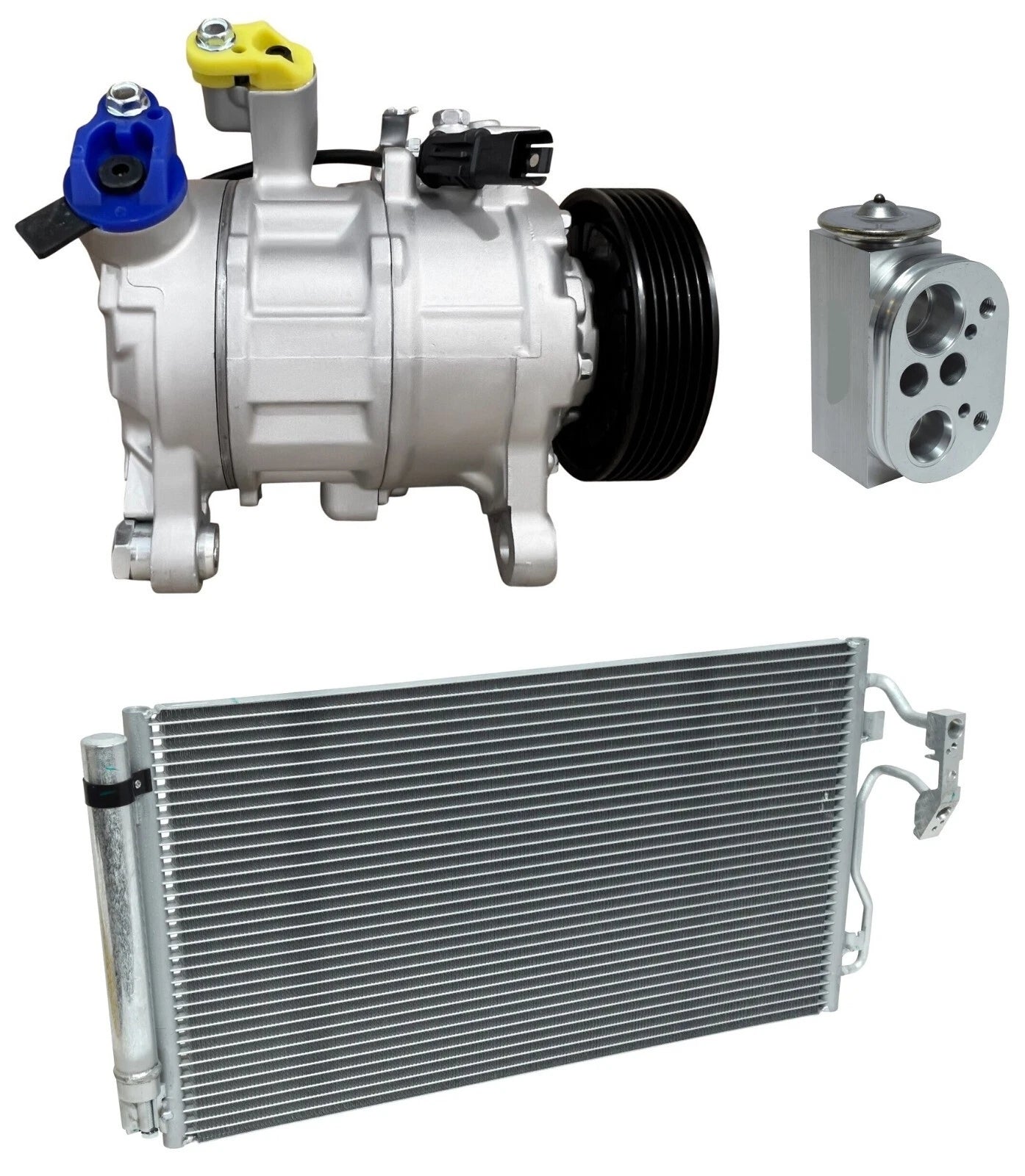AC Compressor Kit with Condenser for BMW 328d 2.0L (2016–2016)