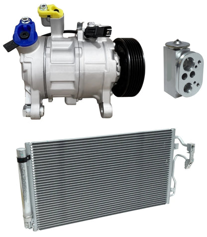 AC Compressor Kit with Condenser for BMW 328d 2.0L (2016–2016)