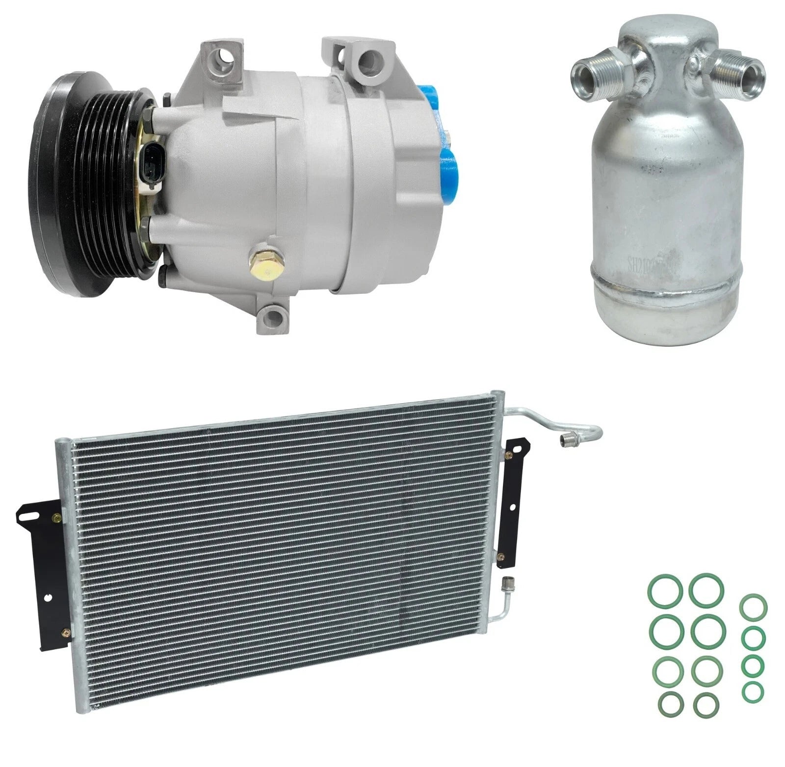 AC Compressor Kit With Condenser Replacement for Pontiac Grand Am (1997–1998)
