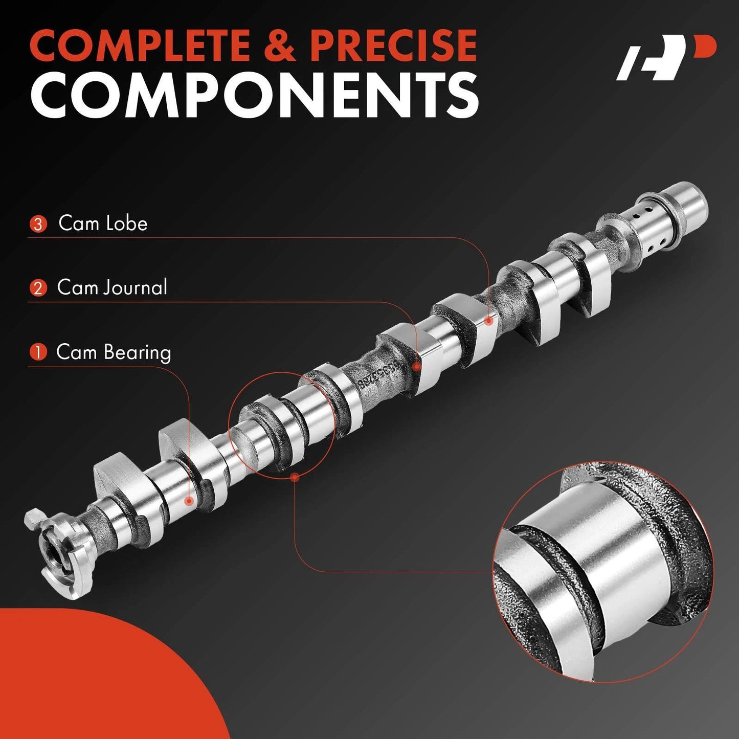 2X Camshaft for Chevrolet Aveo Pontiac G3 (2009)