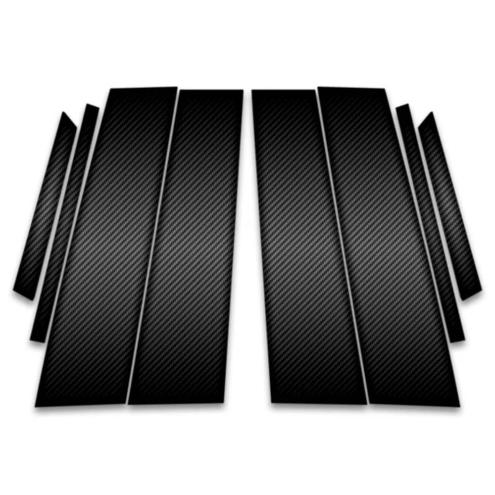 8pc Carbon Fiber Pillar Post Covers for 2018-2023 Buick Regal