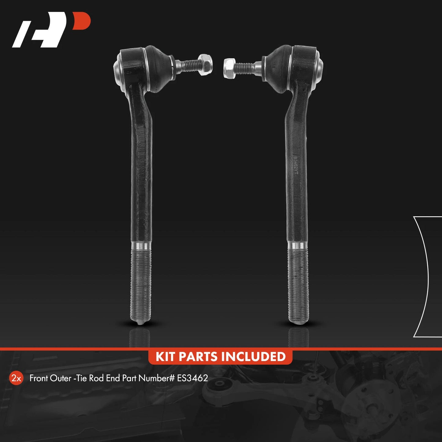 2X Front Outer Tie Rod Ends for Chevrolet Blazer GMC Jimmy (1995–2005)
