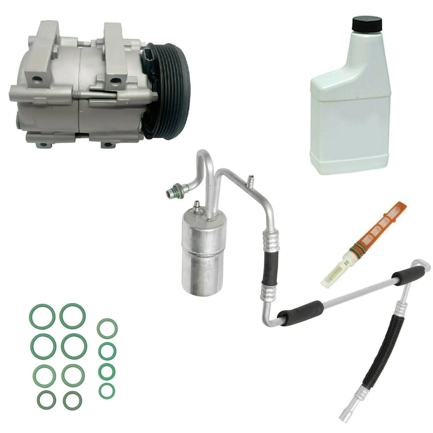 AC Compressor Kit Replacement for Mercedes Benz E Class (1997–2002)