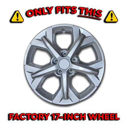 17 Gloss Black Wheel Skins for 2023 Honda HR-V (Set of 4)