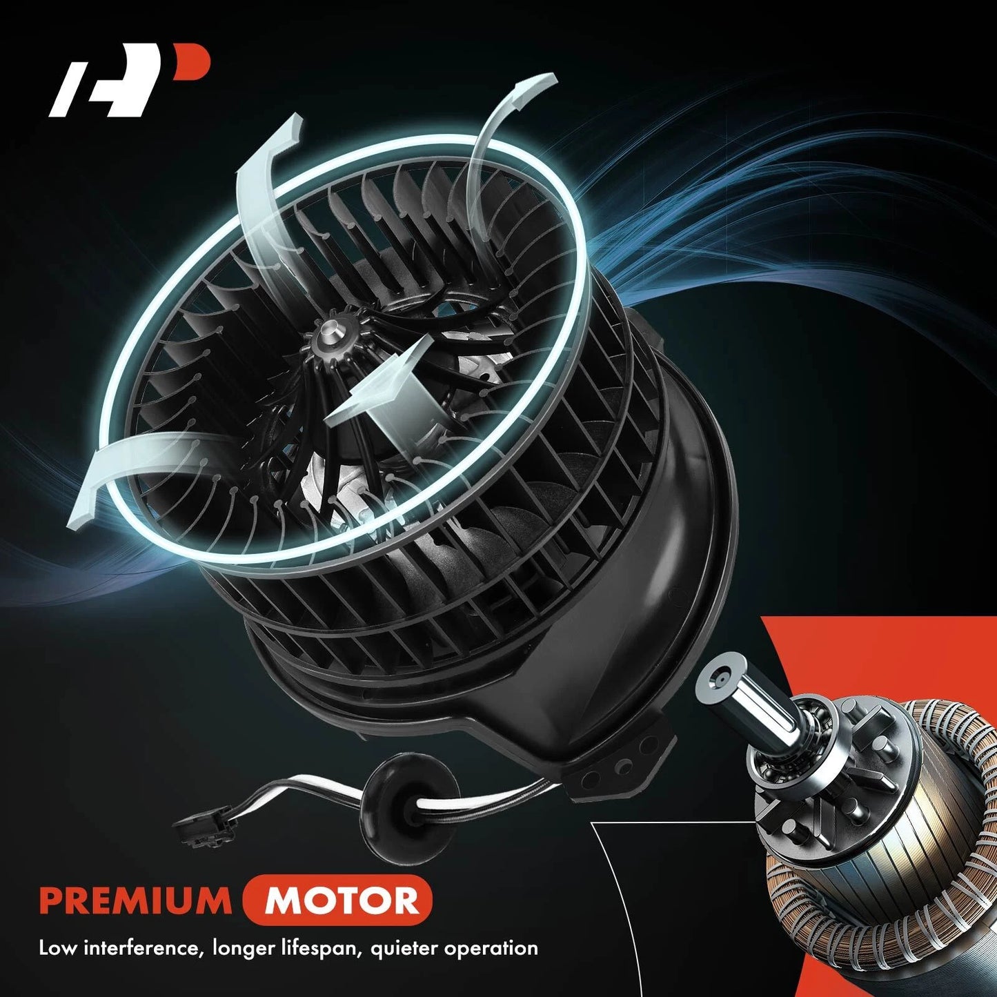 Blower Motor with Wheel Assembly for Buick Riviera Olds Aurora (1995–1999)