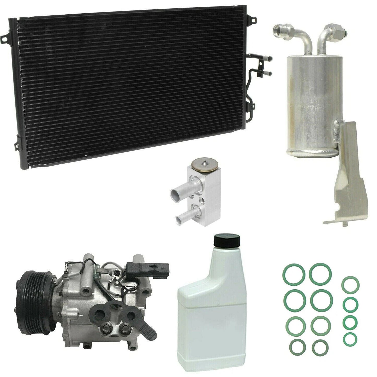 AC Compressor Kit Replacement with Condenser for Holden Commodore (2012–2017)