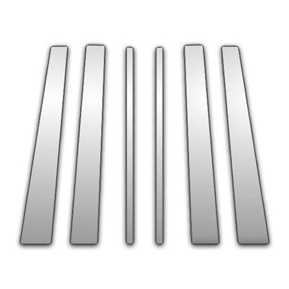 6Pc Chrome Pillar Post Covers for Ford Expedition (1997–2016)