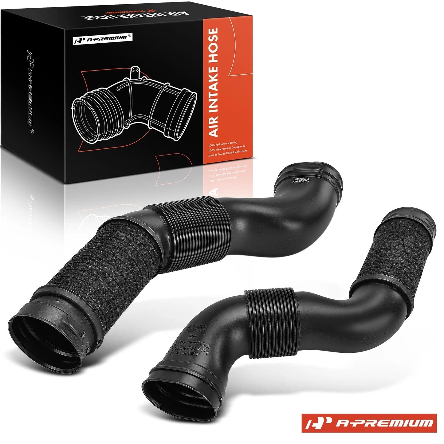 2X Engine Air Intake Hose for Mercedes-Benz R350 (2006–2012)