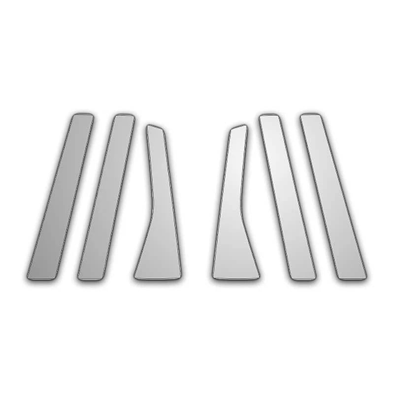 6pc Stainless Steel Pillar Post Covers for 2009–2014 Honda Fit