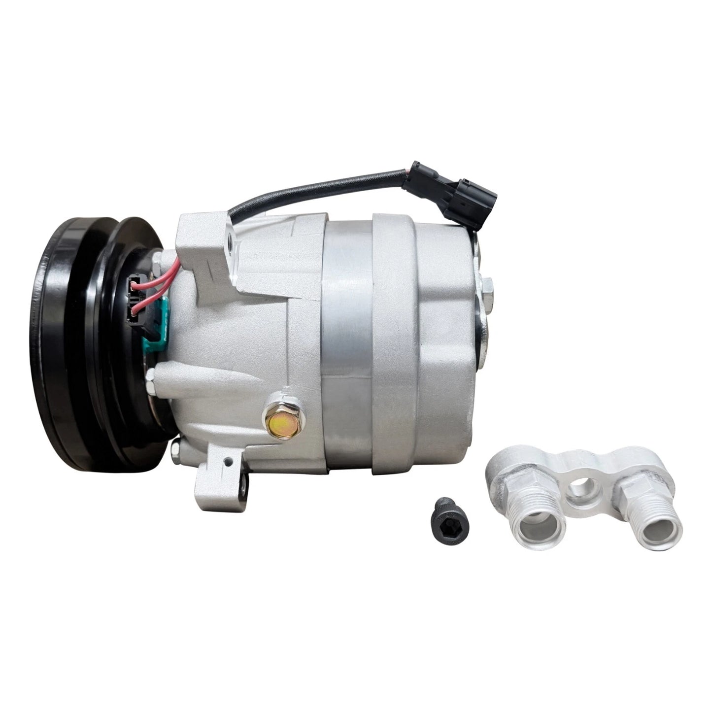 AC Compressor Replacement for Daewoo Excavator Models (2000–2008)