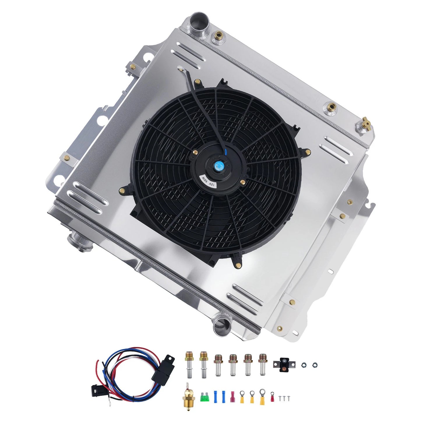 3 Row Aluminum Radiator Fan for Jeep Wrangler TJ YJ (1987–2006)