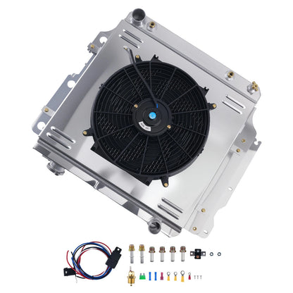 3 Row Aluminum Radiator Fan for Jeep Wrangler TJ YJ (1987–2006)