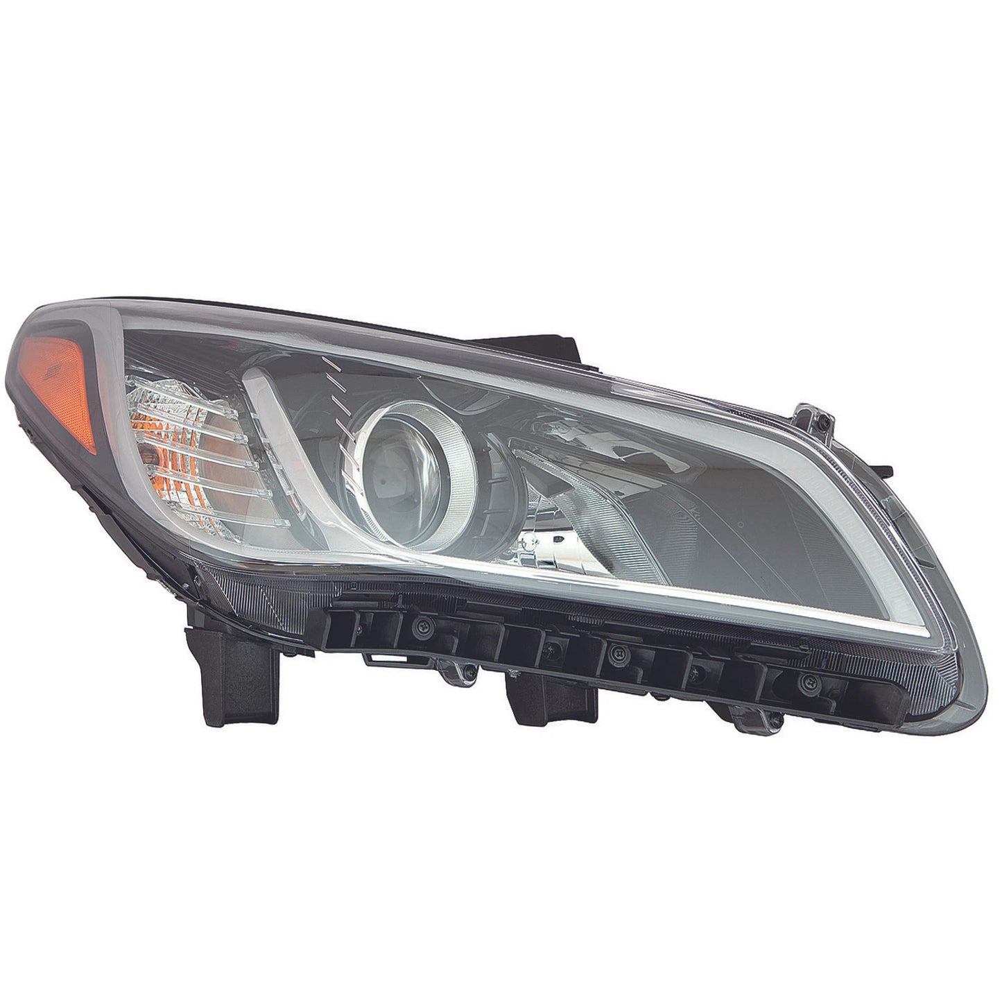 Driver Side Halogen Headlight Assembly Replacement for Hyundai Sonata (2016–2017)