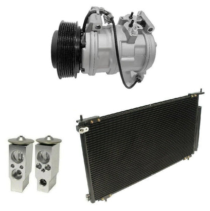 AC Compressor Kit w Condenser for Honda Element 2.4L (2007–2008)