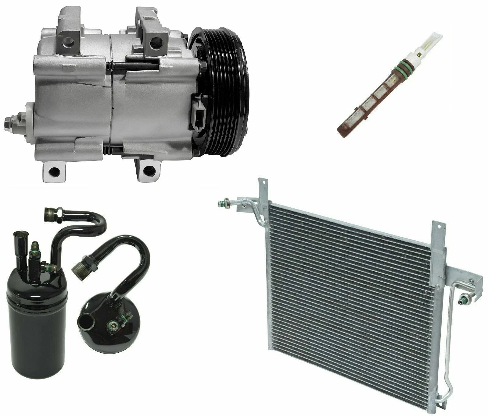 AC Compressor Kit with Condenser for Mazda B4000 4.0L (1994–1998)