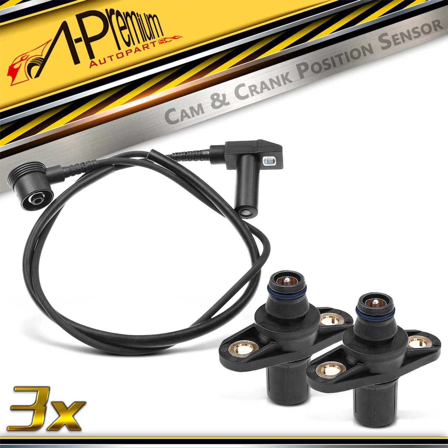 2X Camshaft & Crankshaft Position Sensors for Mercedes-Benz E320 (1995–2005)