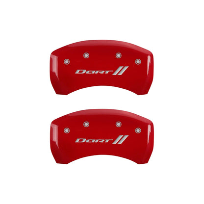 Caliper Covers Replacement Red Stripes for 2013–2016 Dodge Dart