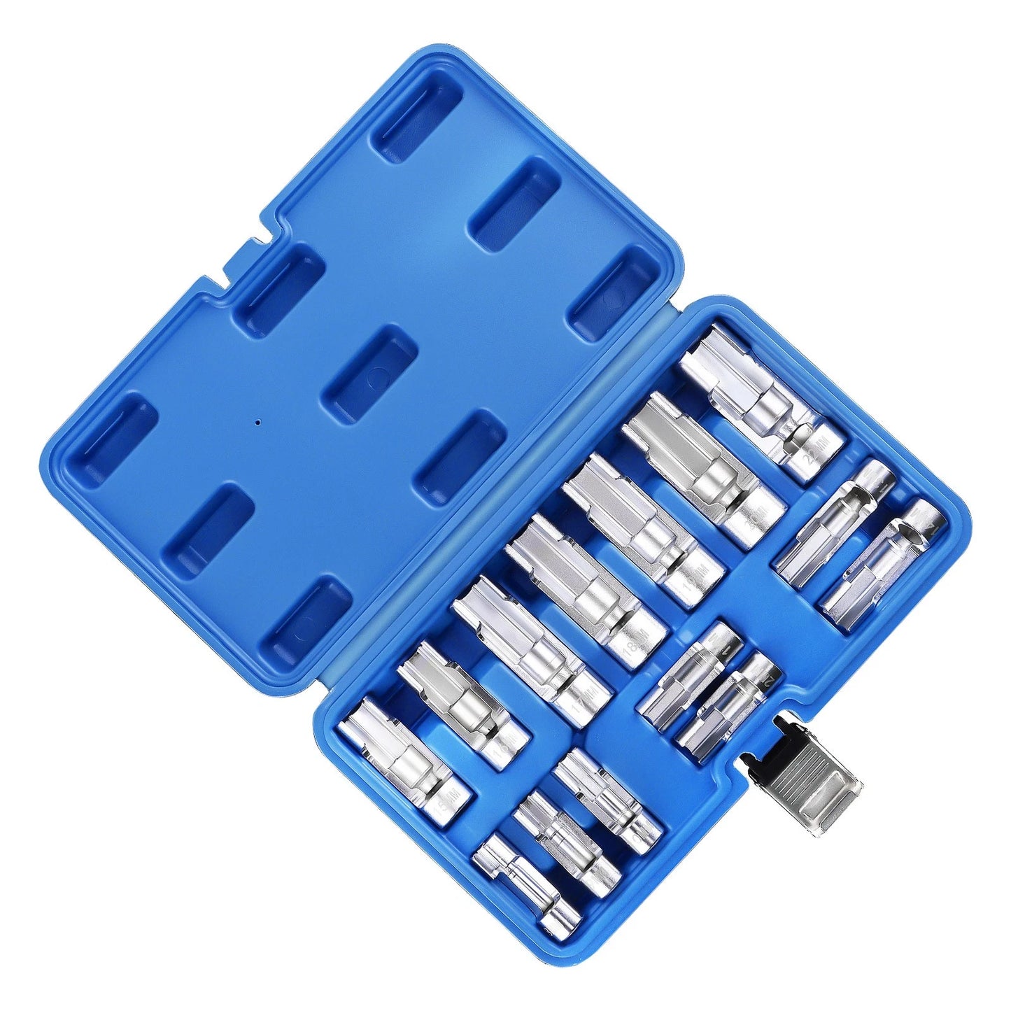 Diesel Injector Fuel Line Socket Wrench Set for 10-22mm (3/8-1/2in)