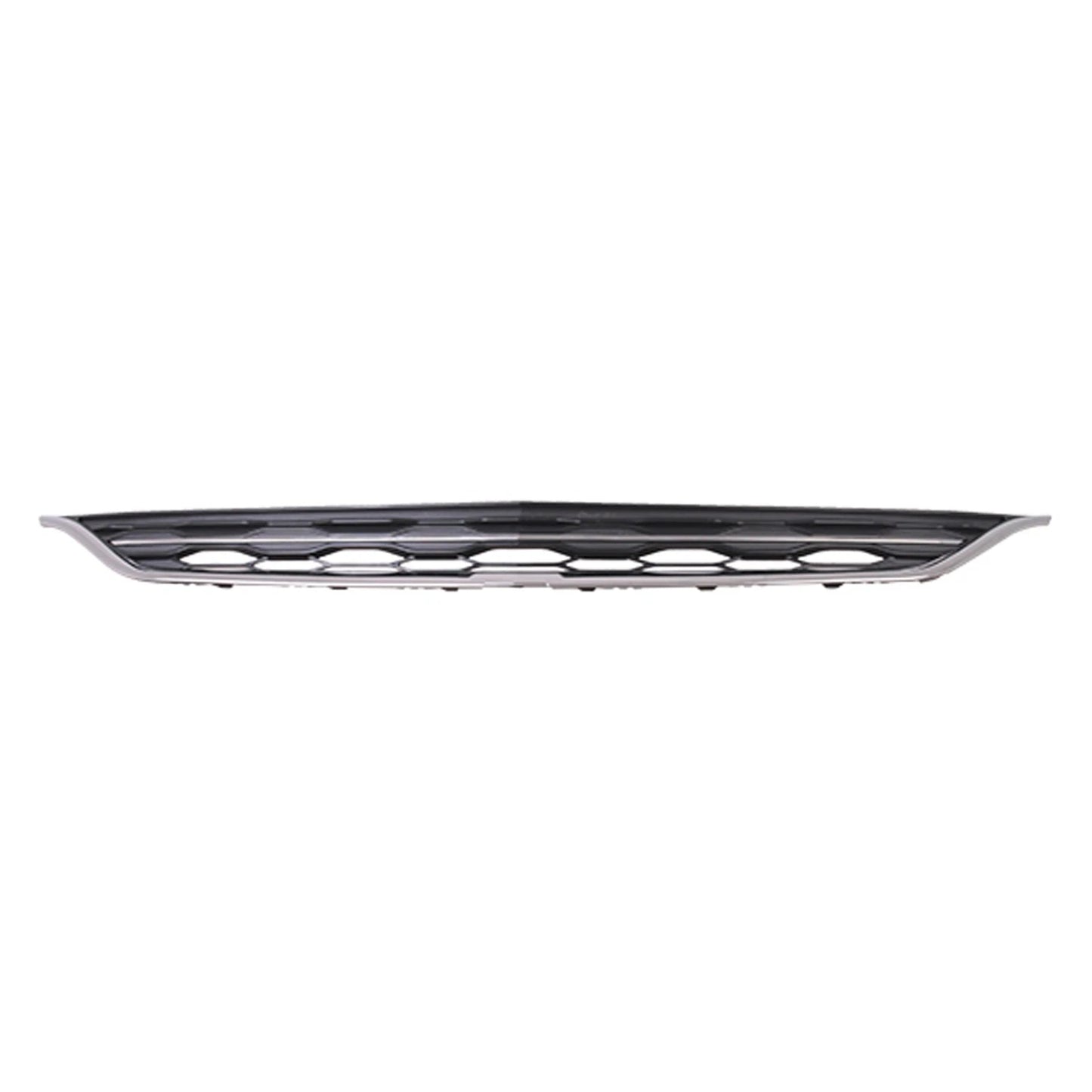 Front Upper Grille Replacement Black Chrome Plastic for Chevy Malibu (2016–2018)
