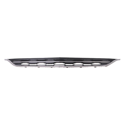 Front Upper Grille Replacement Black Chrome Plastic for Chevy Malibu (2016–2018)