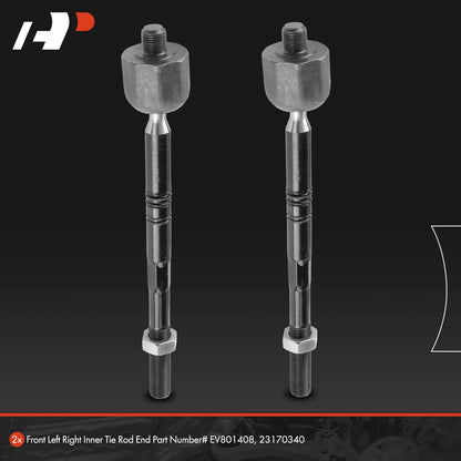 2X Inner Tie Rods for Chevrolet Camaro (2016–2021) Cadillac CT5 (2020–2021)