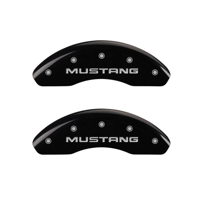 Front and Rear Black GT Brake Caliper Covers for 1997–1998 Ford Mustang