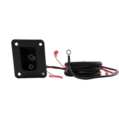 Electric Golf Cart Receptacle with Wiring Harness for EZGO TXT Medalist (2018–2023)