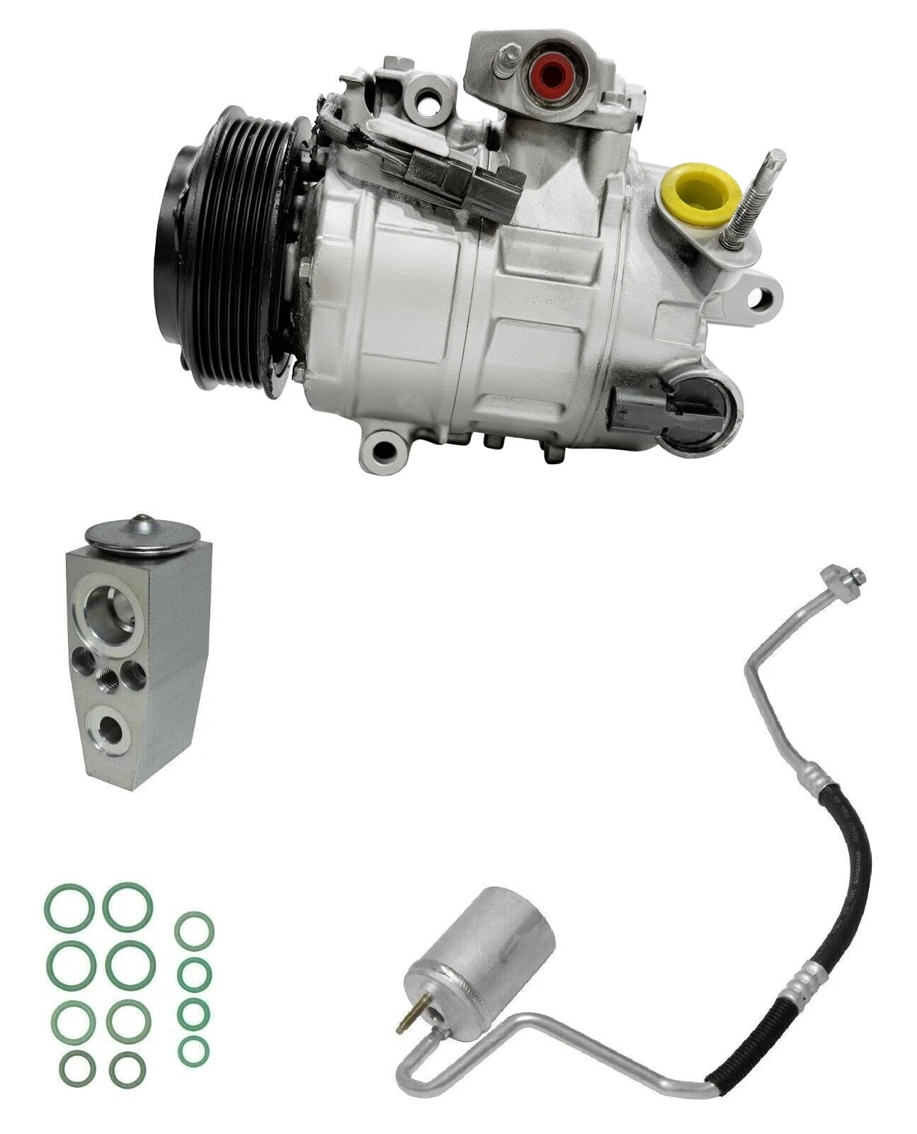 AC Compressor Kit for Lincoln MKS 3.5L Turbo V6 (2014–2014)