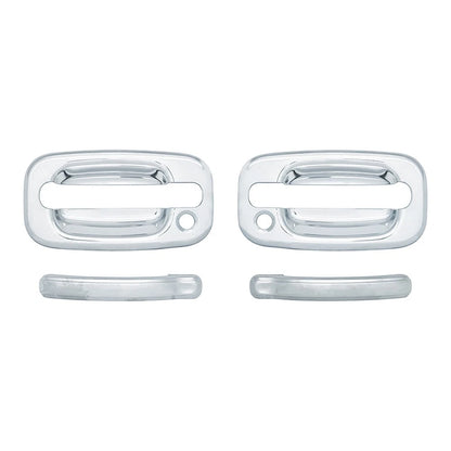 Door Handle Covers Chrome Replacement Set for GMC Sierra 1500 (1999–2006)