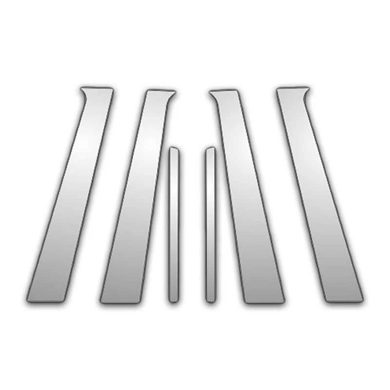 6Pc Chrome Pillar Post Covers for 07-16 Jeep Compass - Upgrade Your Auto P2265