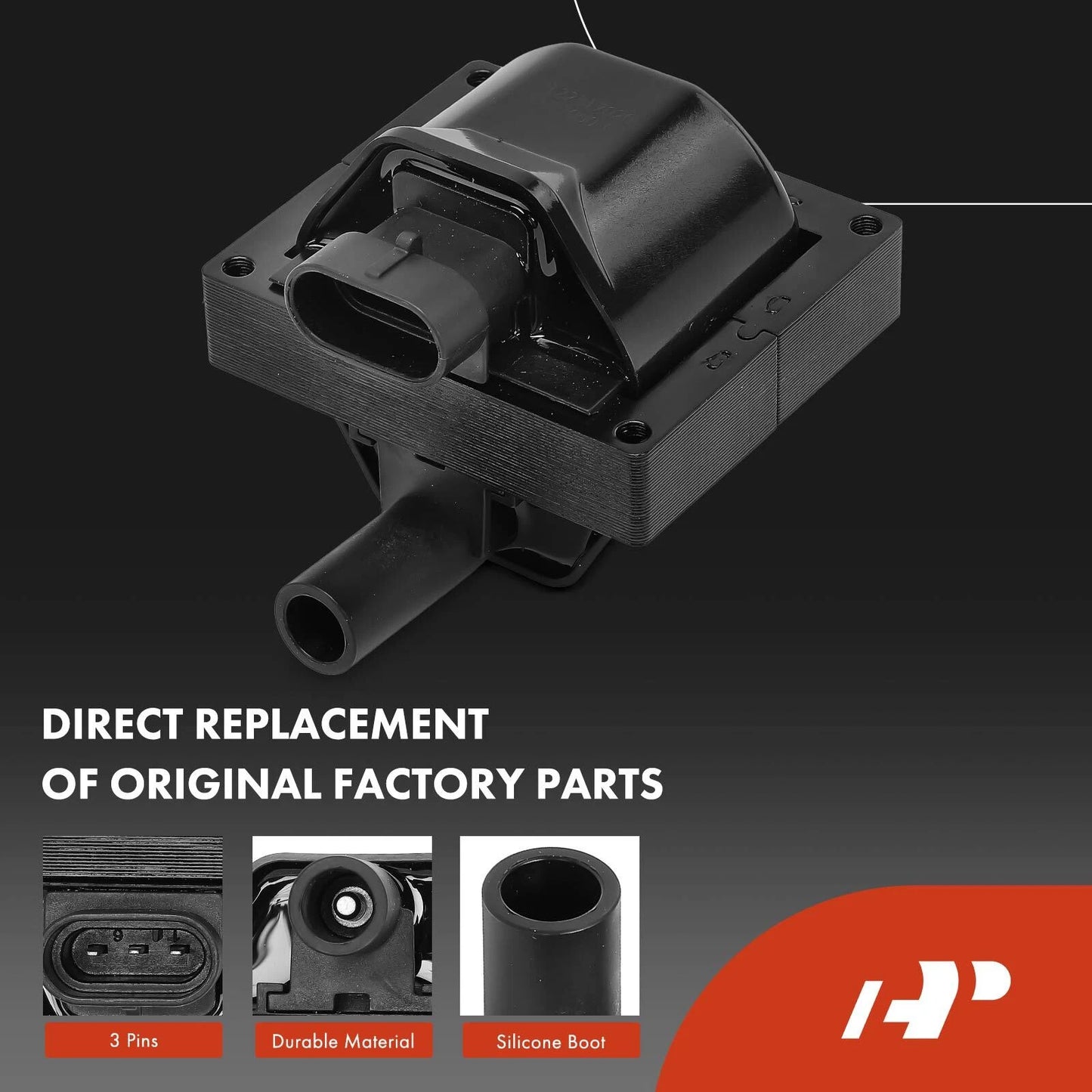 1x Ignition Coil & 8x Iridium Spark Plugs for Chevy Impala (2000–2016)