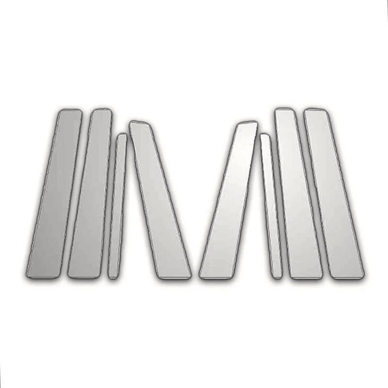 8Pc Chrome Pillar Post Covers Replacement for Jaguar X-Type (2002–2007)
