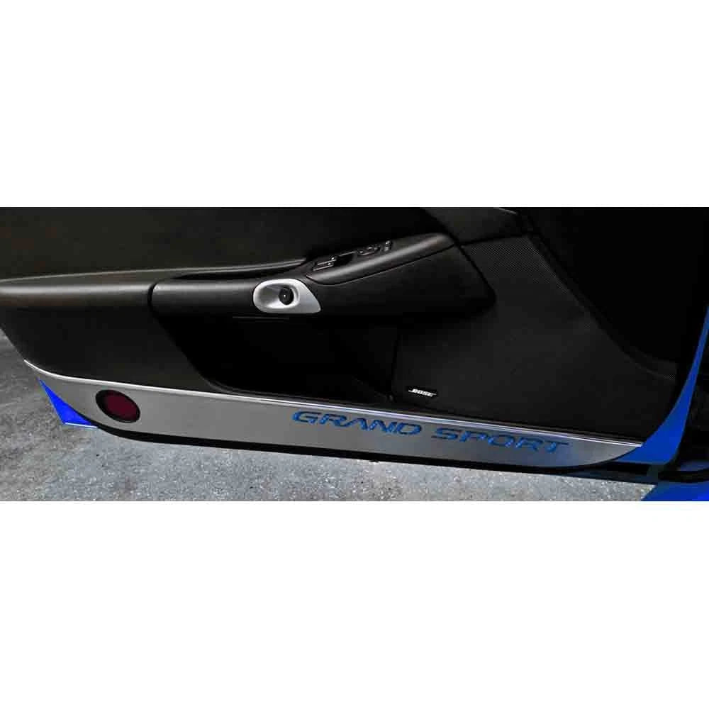 Door Guards with Laser Cut Vinyl Inlay for 2005–2013 Chevrolet Corvette GS