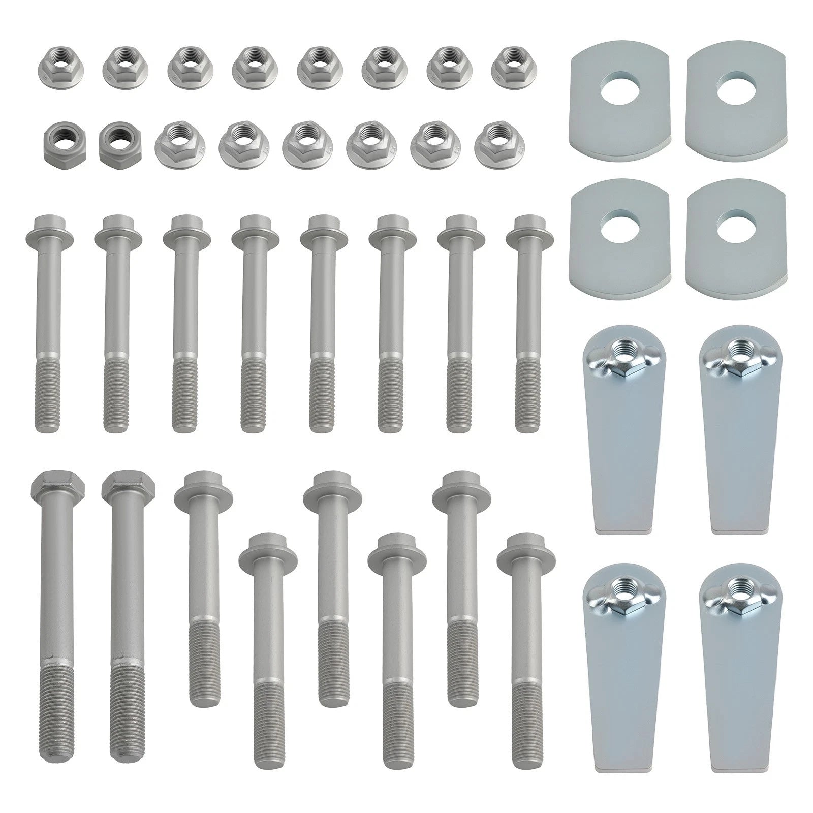 Control Arm Hardware Kit for Jeep Wrangler TJ LJ (1997–2006) Zinc Plated
