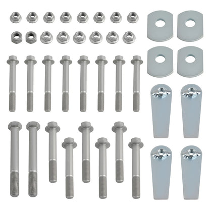 Control Arm Hardware Kit for Jeep Wrangler TJ LJ (1997–2006) Zinc Plated