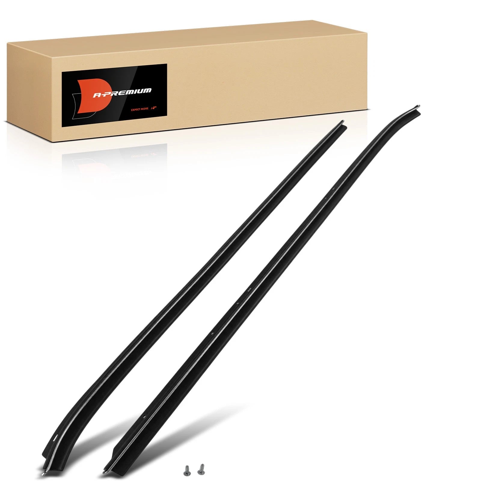 2X Scraper Seal Outer Left & Right Window for Chevrolet Camaro (2010–2015)