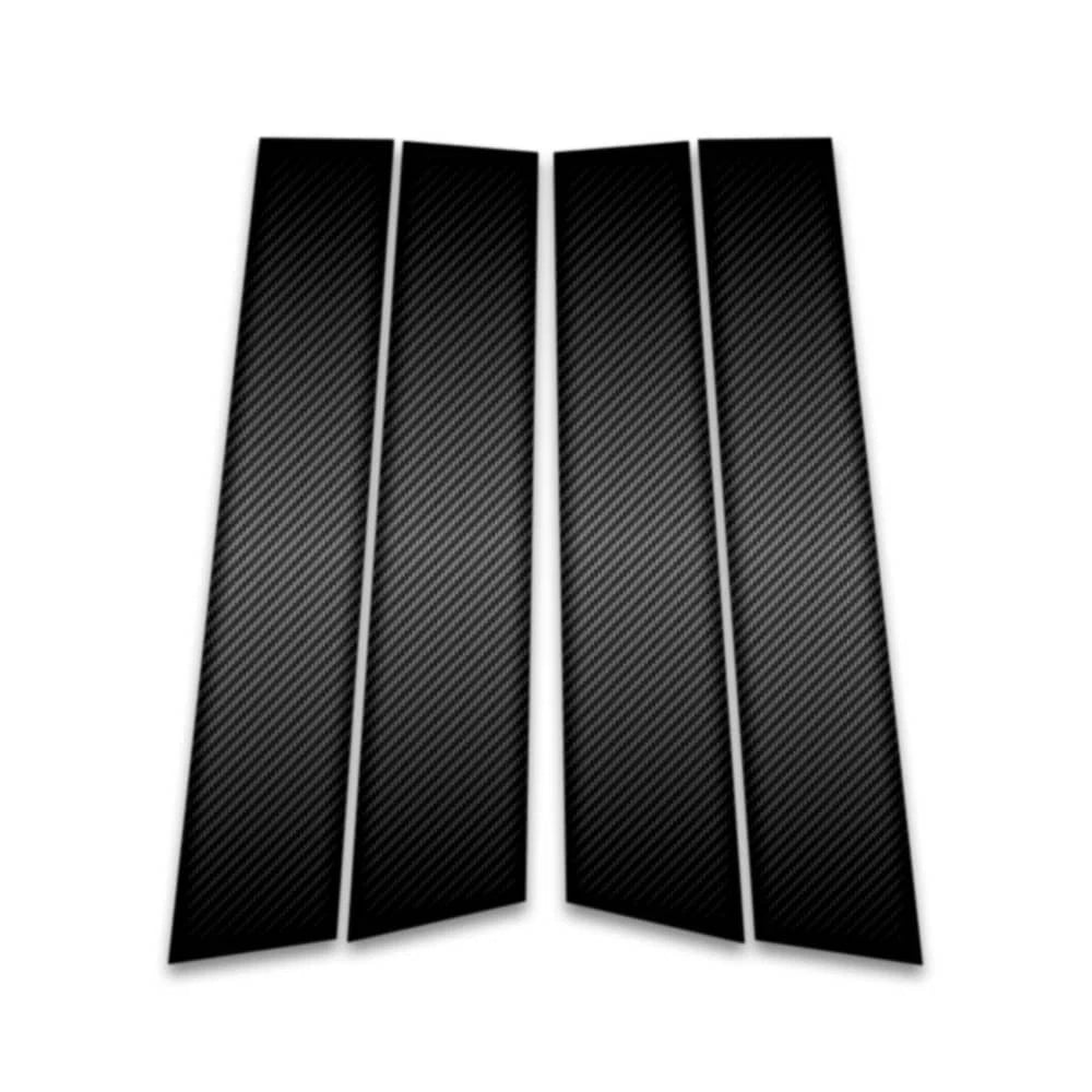 4pc Carbon Fiber Pillar Post Covers for 1999-2004 Oldsmobile Alero Coupe 2dr