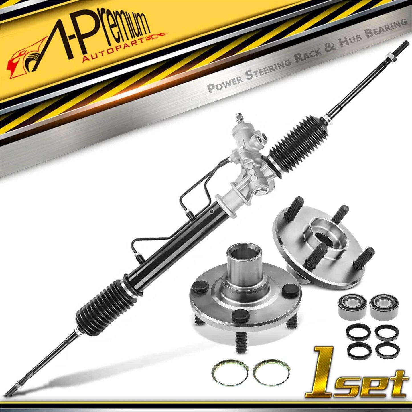 3X Rack & Pinion Hub Bearing Kit for Toyota Corolla (1998–2002)