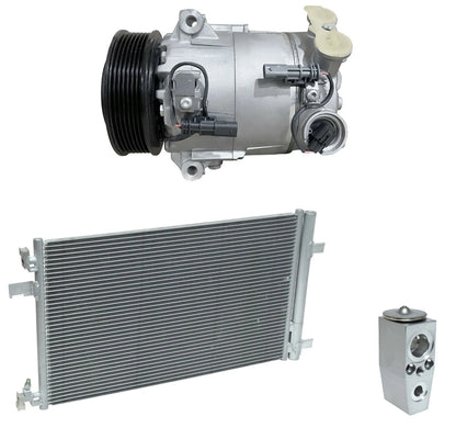 AC Compressor Kit with Condenser for Chevrolet Malibu 2.4L (2014–2016)